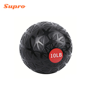 Balón Medicinal Antideslizante de Goma Supro de 10-40 LB, Balón Medicinal Resistente para Crossfit y Entrenamiento de Fuerza en el Gimnasio