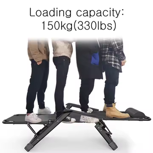 Sedia a Sdraio Pieghevole Reclinabile Moon Chair, Arredo da Esterno Portatile in Metallo, Sedia da <span class=keywords><strong>Spiaggia</strong></span> in Tessuto Oxford <span class=keywords><strong>per</strong></span> Giardino e Parco - Product Image 4