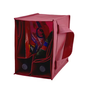 <span class=keywords><strong>2025</strong></span> zhyd tái sử dụng giá rẻ biểu tượng tùy chỉnh 750ml không dệt 6 chai rượu vang Hộp Quà Tặng mua sắm Tote Túi - Product Image 5