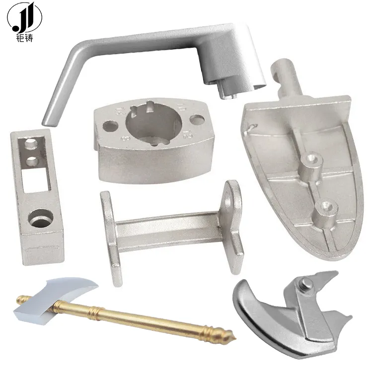 Juzhu Legering Aluminium Gieterij Precisie Investering Verloren Wax Casting Service Brons Koper Messing Ijzer Gegoten Onderdelen