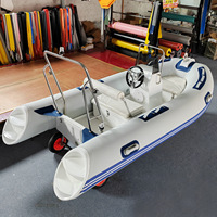 Bateau gonflable électrique RIB360 en fibre de verre et caoutchouc pour 6 personnes, pêche, yacht marin, plongée, sports nautiques