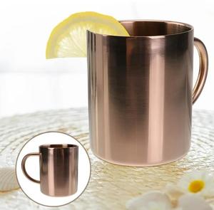 Taza de mula de acero inoxidable de alta calidad con acabado de cobre para accesorios de barra de decoración de utensilios de cocina a precio Minorista al por mayor - Product Image 4