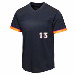 Costuras de la Mejor Calidad # 13 Ronald Acuna Jr. # 28 Matt Olson # 27 Austin Riley # 23 Michael Harris Camiseta de Béisbol Estadounidense - Product Image 2