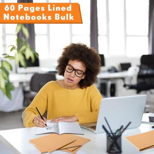 Kraft A5 máy tính xách tay Tạp Chí softcover máy tính xách tay tùy chỉnh cho trẻ em sinh viên viết phác thảo văn phòng notepad - Product Image 6