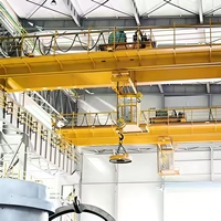 Pont roulant électromagnétique télécommandé 20T pour la récupération des métaux