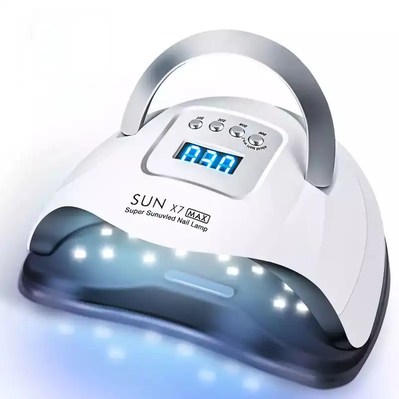 Hot 180W Sun X7 Max Plus Nagels Lamp Fototherapie Draagbare Manicure Machine Nagel Droger Uv Led Lamp