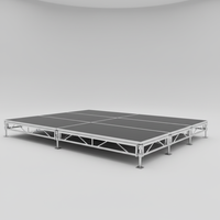 2026 TFR Meilleure Vente 2m*1m Treillis d'affichage carré en contreplaqué certifié TUV en aluminium pour scène portable d'événements et de mariages en extérieur et en intérieur
