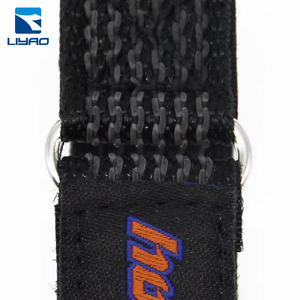 페이스 북 뜨거운 판매 후크 스트립 미끄럼 방지 케이블 타이 및 루프 더블 레이어 고무 금속 버클 무료 나일론 해제 - Product Image 4