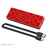 SSD externe portable ultra-fin en métal USB 3.0 1 To/2 To/4 To, stockage haute vitesse pour ordinateur portable/ordinateur de bureau/PC