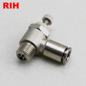 Đẩy để kết nối van điều khiển lưu lượng không khí khuỷu tay 8mm OD 1/4 ''BSP đẩy phù hợp MSL van điều khiển tốc độ khí nén - Product Image 5