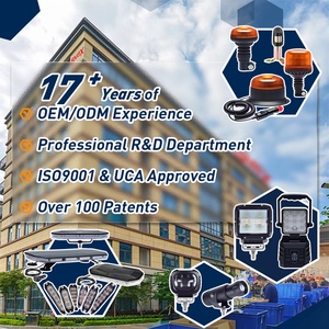 Emark đã được phê duyệt chất lượng điện cao dẫn xe nâng ánh sáng màu đỏ ARC chùm 10-80V an toàn tự động chiếu sáng bên ngoài - Product Image 3