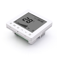 Controlador de Ventilación de Aire Fresco, Termostato Táctil de Pared, HVAC Inteligente con Wifi, RS485, AC/DC, Temporizador de 3 Velocidades, OEM 86x86