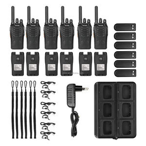 Cargador de 6 puertos para walkie talkie PMR446 Pofung PT88E, radio bidireccional de 16 <span class=keywords><strong>canales</strong></span>, radio profesional <span class=keywords><strong>PMR</strong></span> 446 MHz, radioaficionado Baofeng - Product Image 6