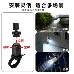 Solar Powered Surveillance Light Waterproof <b>Motion</b> Sensor Fake Security <b>Camera</b> Anti Theft Lamp Outdoor Garden - Product Image 5