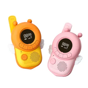 Enfants Talkies-walkies pour Enfants 22 Canaux Radio 2 Voies Jouet avec ÉCRAN LCD Rétroéclairé Lampe De Poche 3 Milles De Gamme pour L'extérieur Du Camping
