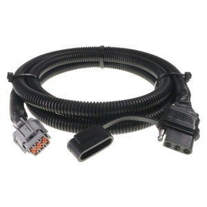 Arnés de cableado para remolque de 4 pines, 1 metro, aislado con PVC, IP65, para Frontier 05 22, negro - Product Image 1