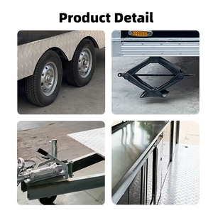 Remolque <span class=keywords><strong>de</strong></span> Cocina Móvil Cuadrado Más Vendido, Camión <span class=keywords><strong>de</strong></span> Comida para Comida Rápida <span class=keywords><strong>con</strong></span> Pintura Personalizada - Product Image 5