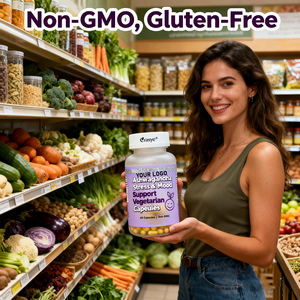 EUR US vendita calda OEM/ODM Ashwagandha capsule in polvere 600mg KSM-66 integratore di radice Ashwagandha per il supporto energetico e dell'umore degli adulti - Product Image 4