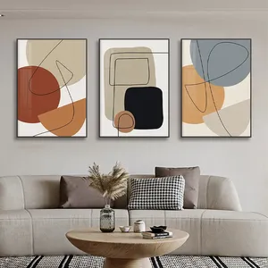 Moderna linea geometrica astratta <span class=keywords><strong>poster</strong></span> di arte della parete e stampe di pittura per soggiorno e <span class=keywords><strong>camera</strong></span> <span class=keywords><strong>da</strong></span> <span class=keywords><strong>letto</strong></span> decorazione interna della casa - Product Image 4