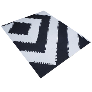 <span class=keywords><strong>Puzzle</strong></span> enfants tapis de jeu de <span class=keywords><strong>sol</strong></span> eva formamide de 200PPM 12in x 12in 40 pièces/ensemble bébé triangles mousse tapis de jeu - Product Image 2