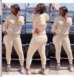 Yp Groothandel Dames Voor Bluey Kleding Sets Herfst Winter Katoenen Pak Met Capuchon En Hoodie <span class=keywords><strong>2</strong></span>-delige Winterkleding - Product Image 2