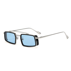 Alta calidad OEM diseñador de lujo inspirado Unisex verano UV400 protección polarizada borde completo gran cuadrado MARCO DE Metal gafas de sol - Product Image 1