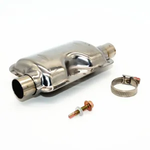 OkyRie efficace riduzione del suono silenziatore per tubo di scarico per auto da 24mm/0.94 pollici per riscaldatore Diesel