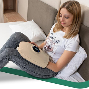 Touchscreen massaggiatore mano Cordless 6 livelli di pressione punto terapia con vibrazione e calore del prodotto per massaggio del palmo della mano - Product Image 1