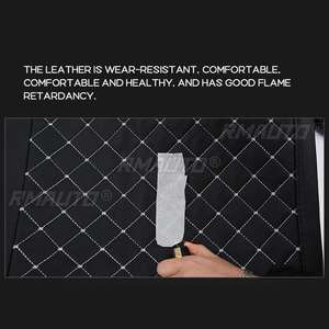 Juego de 9 Fundas Protectoras para Asientos de Automóvil, de Cuero PU, Delanteras y Traseras, Juego Completo Universal, Impermeables, para Autos de 5 Asientos - Product Image 5