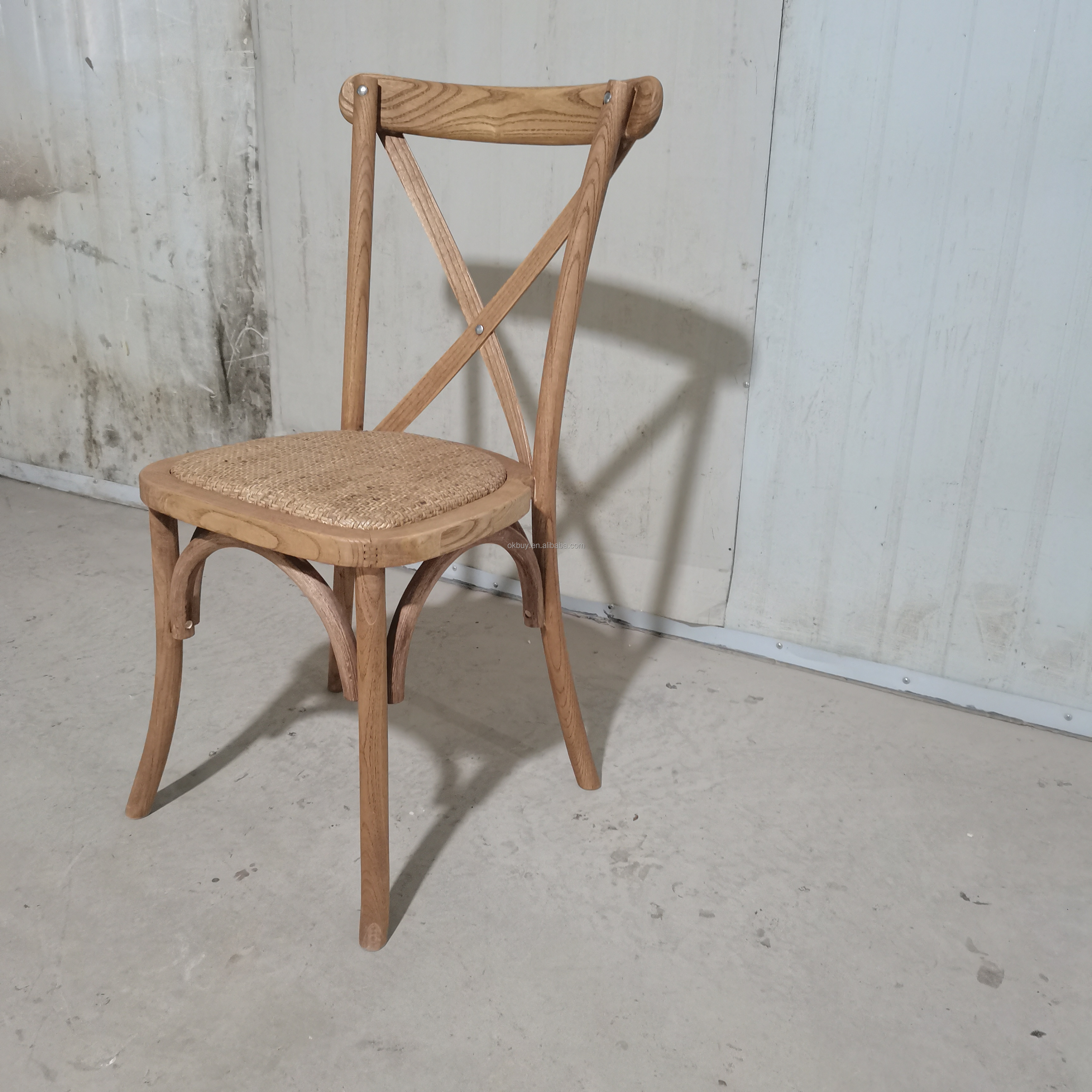 OK-912 Crossback Chair with rattant seat