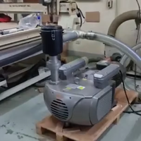 Pompe à vide rotative à palettes sèches haute pression CE Golden Bridge 7,5 kW 10 CV pour routeur CNC et machine de gravure CNC