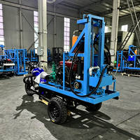 Machine de forage de puits d'eau portable autopropulsée, équipement mobile de forage pour l'alimentation en eau des villages ruraux