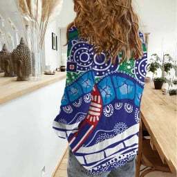 Camicia Casual Vintage autunnale traspirante Vintage Vintage da donna Australia New South Wales NSW <span class=keywords><strong>Orta</strong></span> Recens Quam Pura Nites - Product Image 2