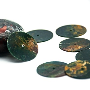 Tự nhiên <span class=keywords><strong>Indian</strong></span> Agate đá đồng hồ quay - Product Image 2