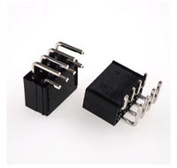 Connecteur rectangulaire mâle coudé à 90 degrés pour carte graphique PCI Express PCIe, 8 broches GPU, 4,2 mm, avec capot de protection