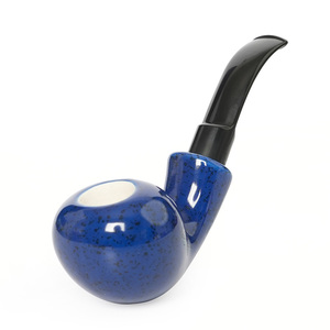 Xiaoxiong OEM Odm Chất Lượng Cao Ống Gốm Cao Quý Màu Xanh Màu Sắc Truyền Thống Hình Dạng Với Cong Yên Đen Thân Cây Ống Hút - Product Image 2