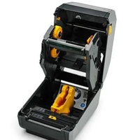 Stiker Printer Zebra ZD620, stiker Transfer termal Desktop 4 inci 300 Dpi performa USB