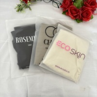 Sacs à vêtements de luxe personnalisés Emballage transparent en poly à fermeture éclair Matériau PE pour vêtements et sacs à fermeture éclair Sacs d'emballage en plastique