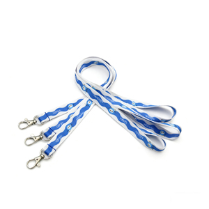 Correa para el Cuello con Logotipo Personalizado, Impresión a Doble Cara, Cordón de Poliéster PET Sublimado para Porta Tarjetas de Identificación Empresarial - Product Image 2