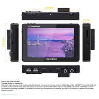 Monitor de Campo para Cámara DSLR FEELWORLD LUT7S PRO de 7 Pulgadas y 2200nits, Ultra Brillante, Pantalla Táctil 3D, Entrada y Salida HDMI 4K 3G-SDI