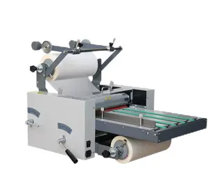 YS-L388 máquina automática de laminação rolo a rolo com rolo de metal máquina de laminação a quente de papel para impressora