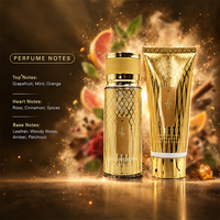Coffrets Cadeaux de Parfums Arabes de Luxe en Gros – Vaporisateur Original aux Notes Fraîches de Menthe, Mandarine Sanguine et Rose, et Crème Parfumée