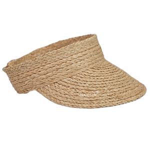 Plage courbé camionneur peau de léopard pour femmes perle chapeau de <span class=keywords><strong>soleil</strong></span> été femmes clair personnalisé pour hommes visière chapeau chapeaux de paille - Product Image 1