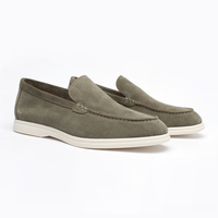 Mocassins pour Hommes de Luxe en Cuir de Vachette Véritable, Design Italien Tendance, Personnalisables en Gros