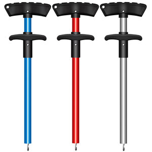 Extractor de Anzuelos Tipo T de Aleación de Aluminio, Herramienta Multifuncional para Pesca en el Mar, para la Extracción de Peces Grandes con Anzuelos Profundos - Product Image 1
