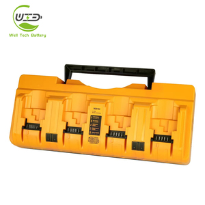 <span class=keywords><strong>Chargeur</strong></span> <span class=keywords><strong>rapide</strong></span> 4 ports 3A 30W pour Dewalts 20V DCB200B DCB206 Li-ion pour <span class=keywords><strong>chargeur</strong></span> de batterie d'outil électrique ABS pour batterie au lithium 20V - Product Image 1