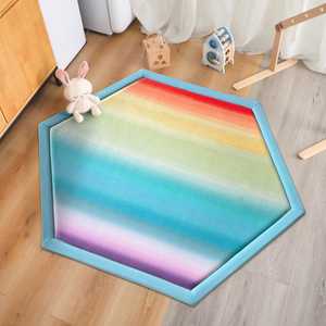 <span class=keywords><strong>Tapis</strong></span> de tente <span class=keywords><strong>arc</strong></span>-<span class=keywords><strong>en</strong></span>-<span class=keywords><strong>ciel</strong></span> <span class=keywords><strong>en</strong></span> mousse épaisse pour bébé dessin animé enfants rampant <span class=keywords><strong>tapis</strong></span> de sol hexagone coloré soleil pépinière <span class=keywords><strong>tapis</strong></span> d'angle pour filles garçons - Product Image 2