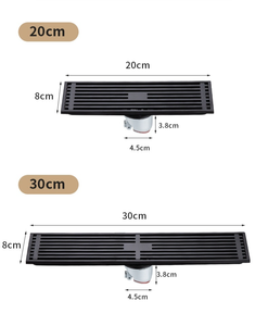 Drenaje de Piso Invisible de Acero Inoxidable, Diseño Gris Pistola, para Baño y Balcón, de Larga Duración, para Lavado - Product Image 6