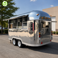 Goeasy Custom Restaurant Mobile Tout Équipé : Remorque Chariot de Restauration Mobile Extérieur pour Popcorn, Glaces et Bar Alimentaire à Vendre