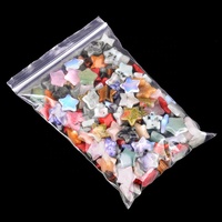 Mini étoile pentagonale cristal naturel Agate 15mm Non poreux bijoux à bricoler soi-même coque de téléphone portable cheveux cristal accessoires de mode